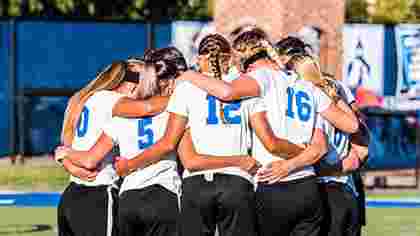 OCU Trailblazers Sports Management Team Huddle