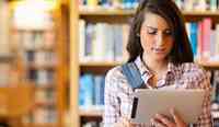 Campus Student on Tablet
